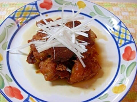 鶏肉のレモンソースかけ